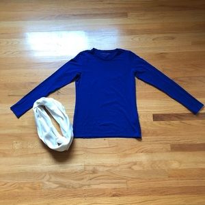 Banana republic royal blue long sleeve